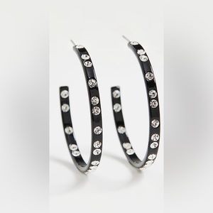 NWT Roxanne Assoulin Twinkle Twinkle Brite Hoop Earrings